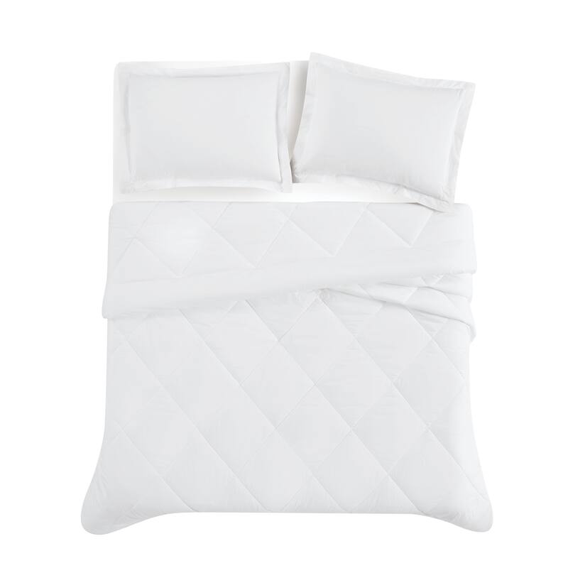 Cannon Solid Percale Comforter Set