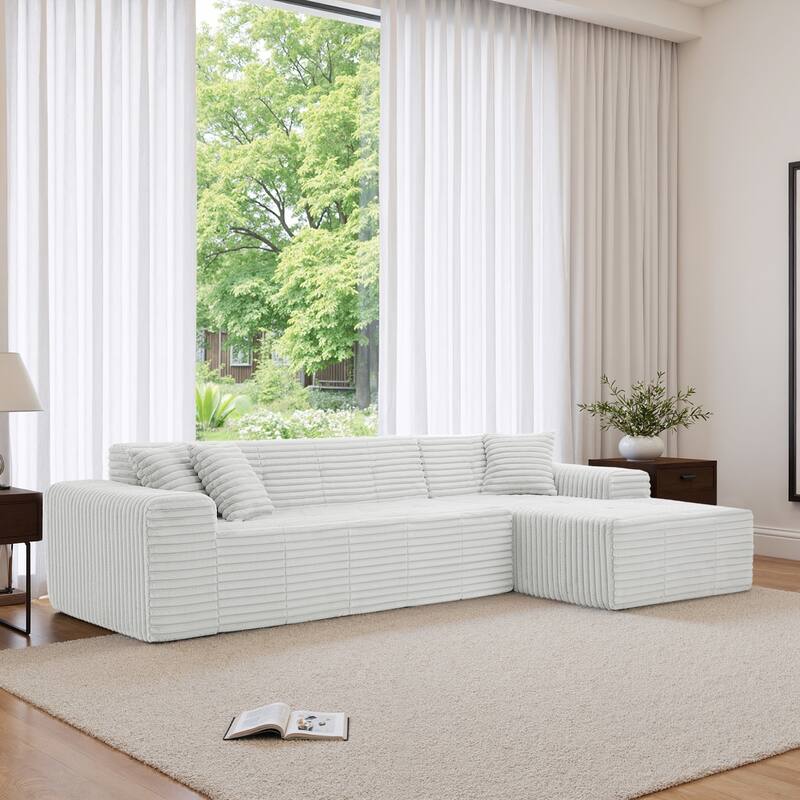 Free Combination Sectional Sofa Couch with L-Shape Chaise for Living Room
