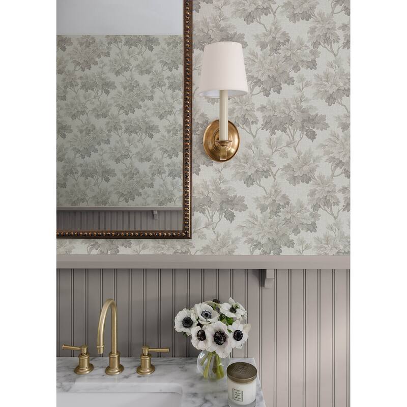 Oakcliff Stone Leaf Trail Wallpaper