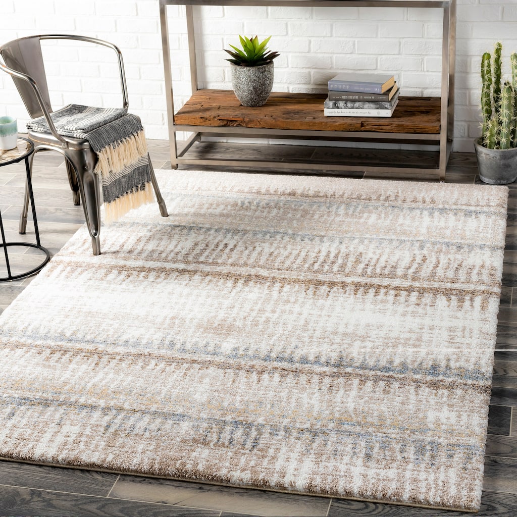 Livabliss Frequence Modern Plush Area Rug