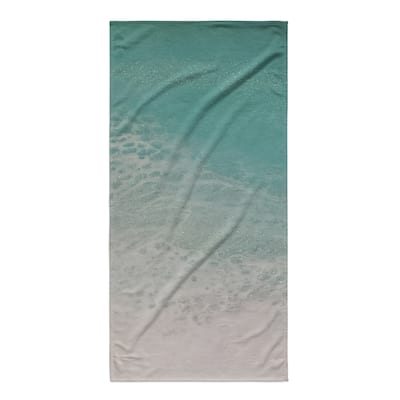 AQUA Beach Towel By Melissa Renee - 36" x 72"