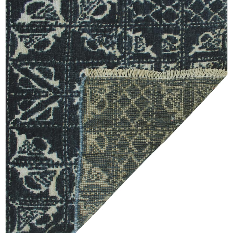 Noori Rug Fine Chobi John Grey/Ivory Runner - 2'8" x 9'5"