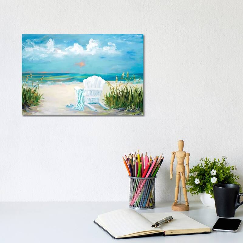 iCanvas "Beach Scene II" by Julie Derice Canvas Print - 8x12x0.75