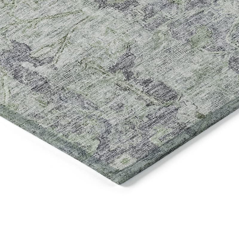 HomeRoots Oriental Traditional Rectangle Outdoor Rug