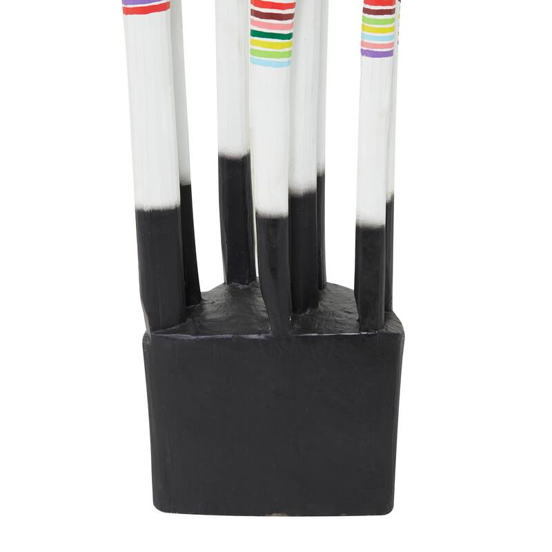 Vibrant Handmade Safari Animal Sculpture Collection - Wood or Metal Elephant & Giraffe for Indoor & Outdoor Decor