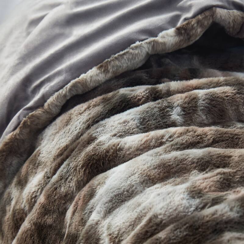 Wolf Bunny - Coma Inducer® Oversized Comforter Set - Gunpowder Black