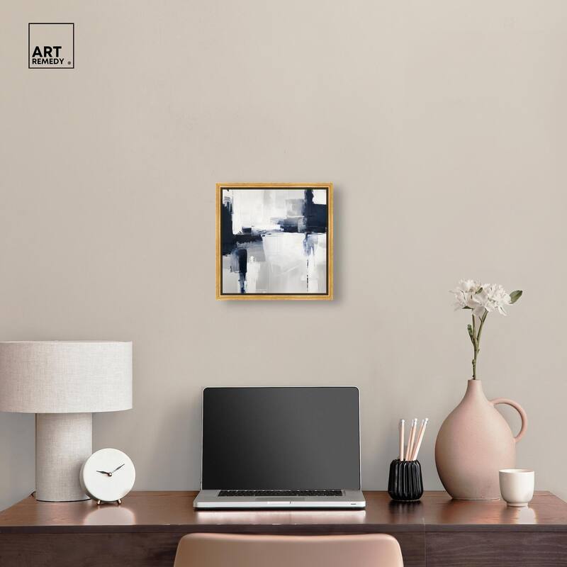 Porcelain Blue on White II Canvas by Art Remedy