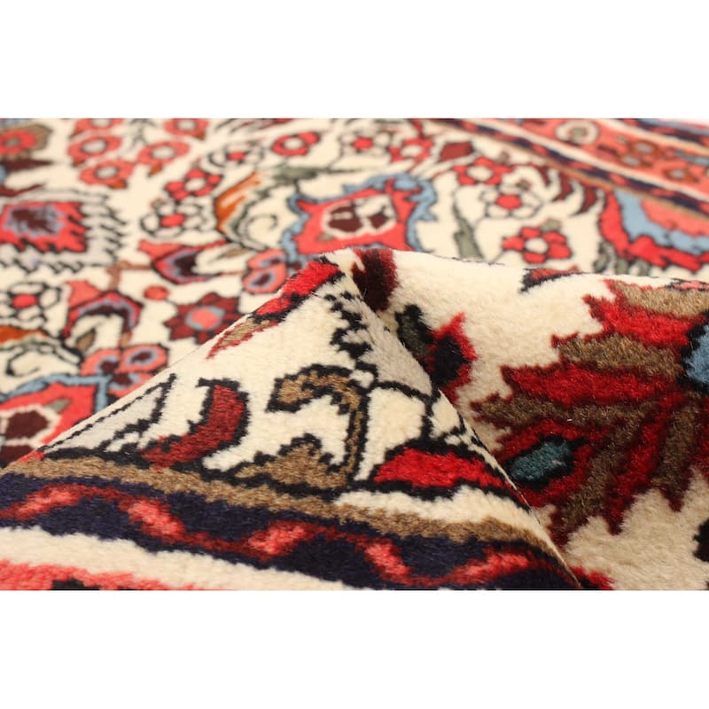 ECARPETGALLERY Hand-knotted Anatolian Cream Wool Rug - 2' 8" x 9' 9"