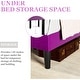 preview thumbnail 65 of 65, VECELO Upholstered Kids Bed Frame with Diamond Tufted Headoard,Twin Size Bed Set of 2