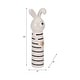 preview thumbnail 10 of 32, Ceramic Lines Bunny with Heart Figurine - White