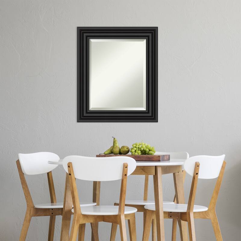 Beveled Wall Mirror - Colonial Black Frame - Colonial Black