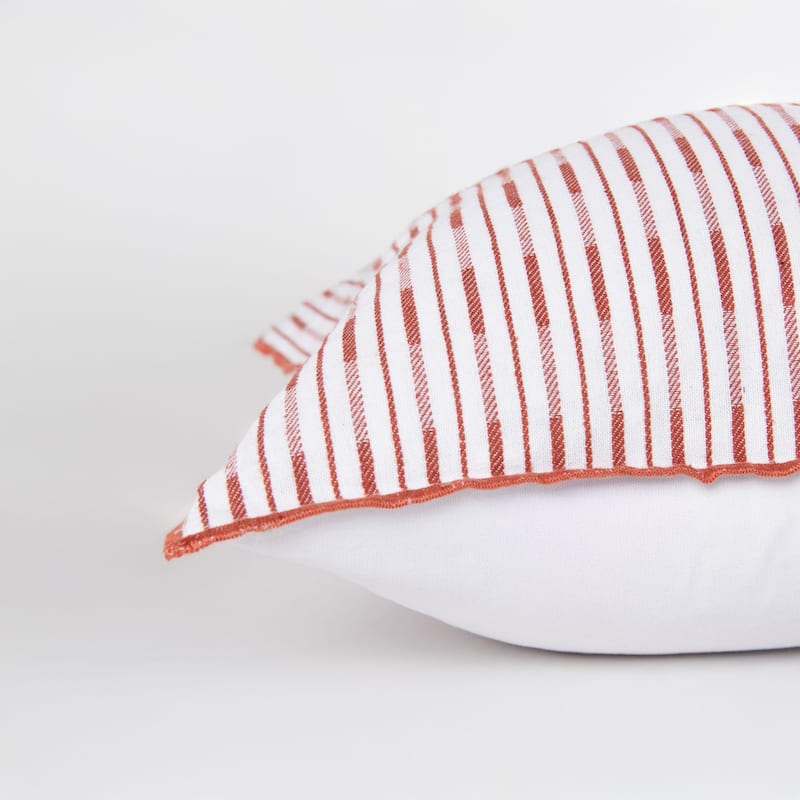Rizzy Home Variegated Stripe Woven Throw Pillow