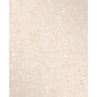 Palatine Champagne Leaves Wallpaper - 20.5in x 396in x 0.025in
