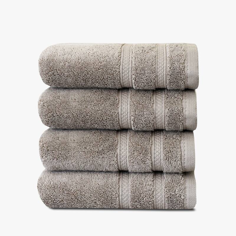 True Comfort Towels - Taupe - 4 Hand Towels