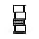 Furniture of America 4-tier Bar Cabinet with 24-bottle Wine Rack