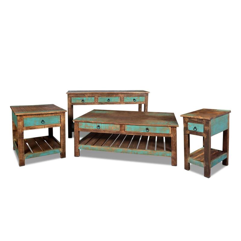 La Boca Blue Side Table