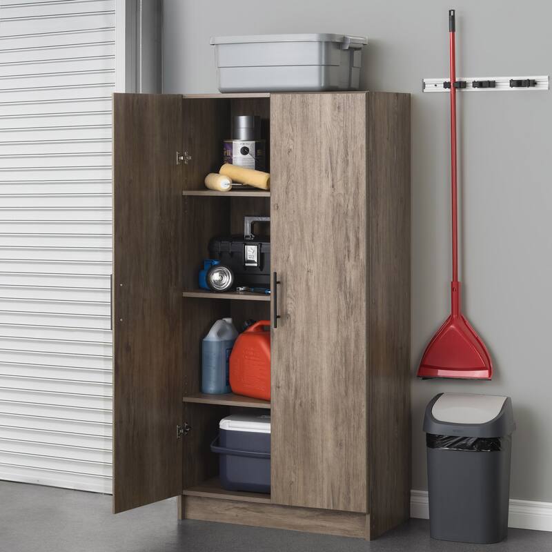 Prepac 'Winslow Elite' 32-inch Brown Storage Cabinet - 32 Inch - 32 Inch