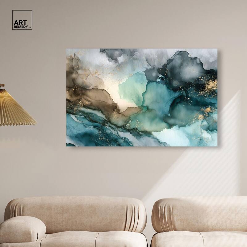 Veiled Inlet Canvas by Art Remedy, Gallery Wrapped
