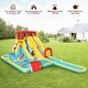 preview thumbnail 7 of 8, Costway Inflatable Dual Slide Water Park Climbing Bouncer W/ 735W - See Details