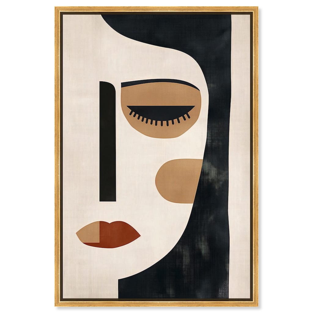 Face Moderne II Canvas by Art Remedy