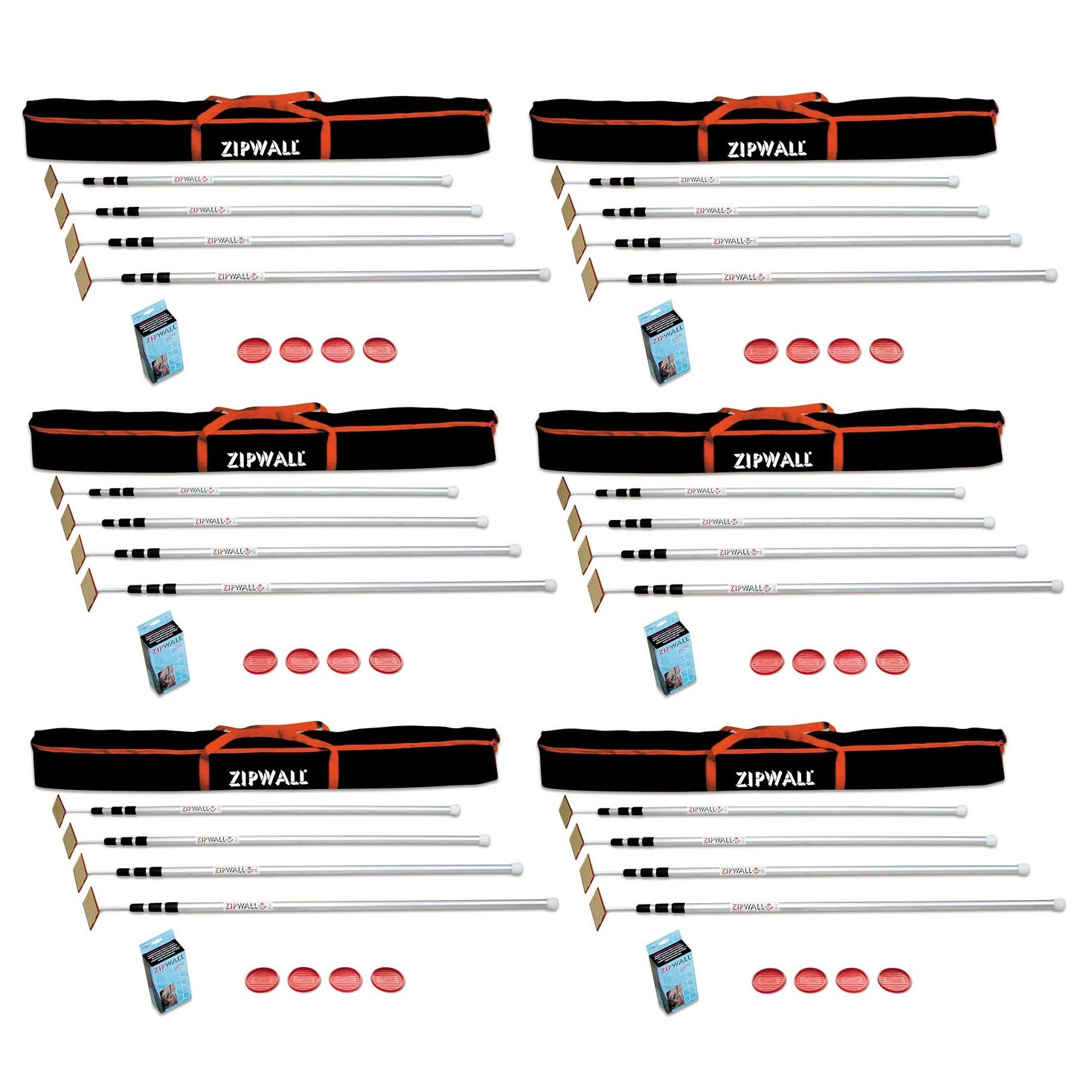 Shop Zipwall 12 Slp4 12 Foot Spring Loaded Poles For Dust Barriers