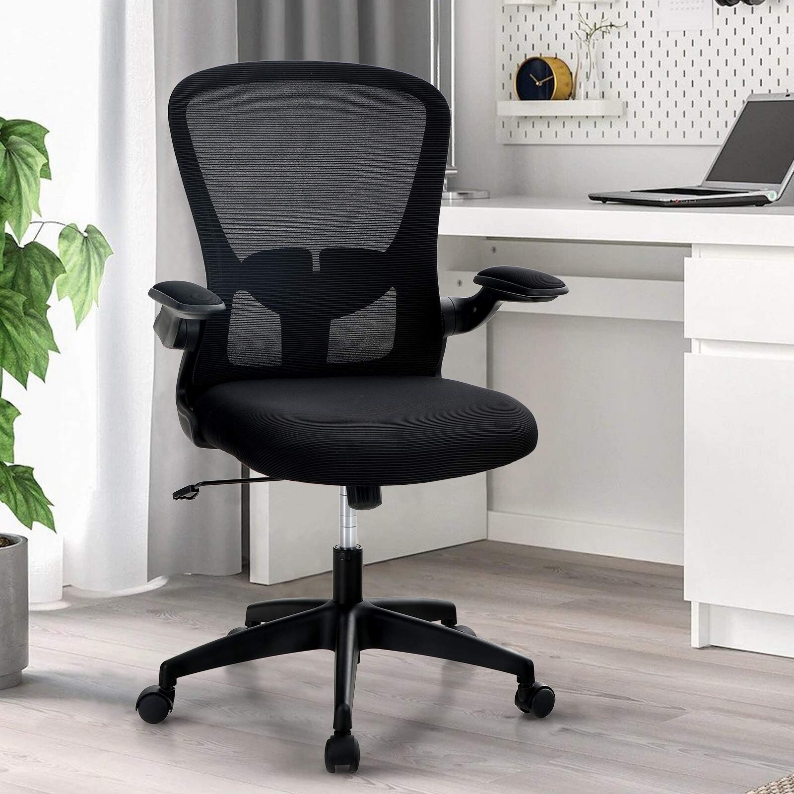 Office Mesh Chairs Ergonomic 360° Swivel Lift Computer Desk Adjustable Height UK 