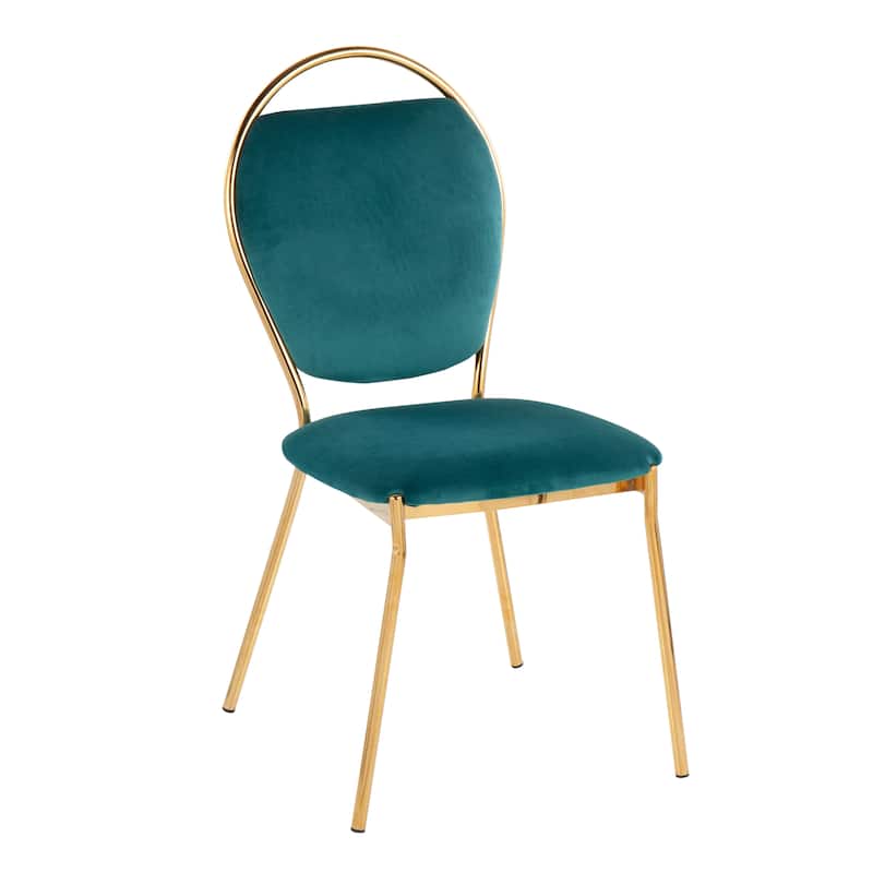 Silver Orchid Vivienne Dining Chair (Set of 2) - Green