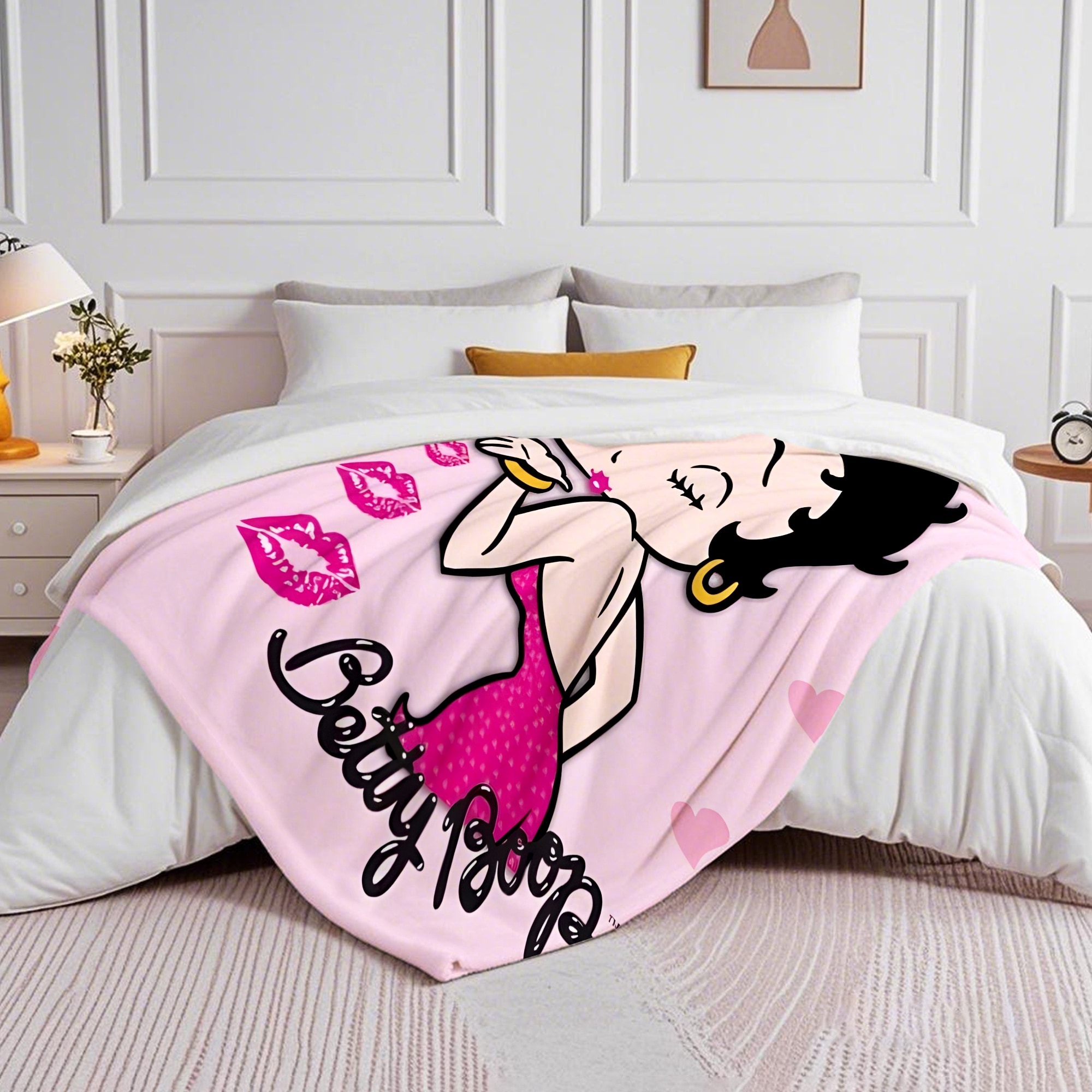 Betty Boop Super Soft Fleece Plush Throw Blanket for Couch - Picture 53 of 374