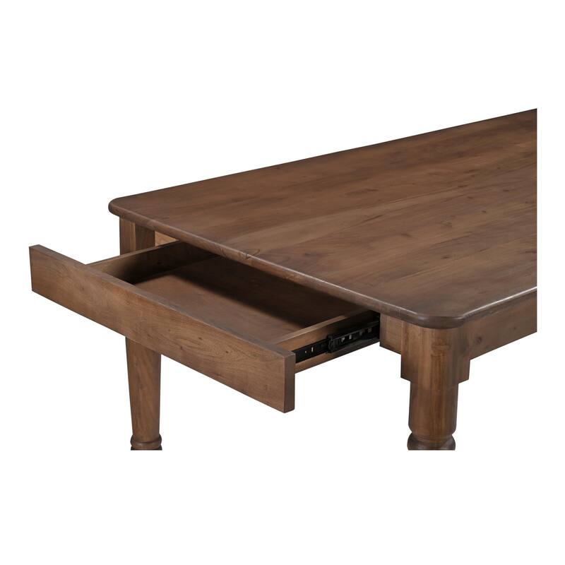 NADAAL STUDIOS Cove, Rectangular Dining Table With Drawers - 97.5"W x40.5"D x30"H