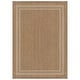 preview thumbnail 64 of 98, World Rug Gallery Border Indoor/Outdoor Flat Woven Area Rug