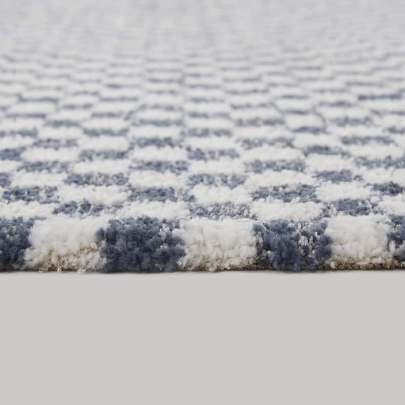 Mann Checkered Area Rug