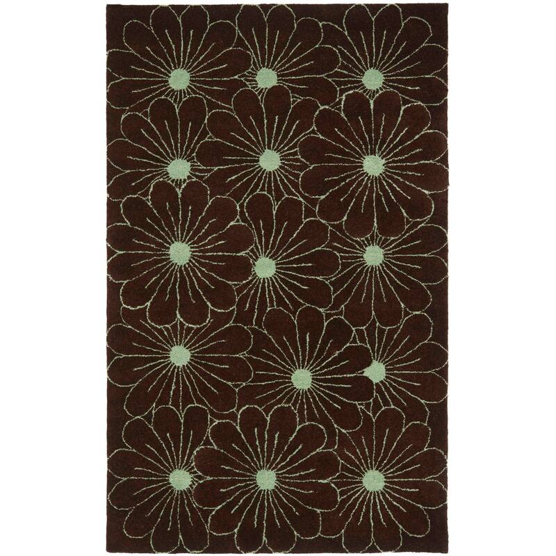 SAFAVIEH Handmade Soho Jenilee Daisies N.Z. Wool Rug