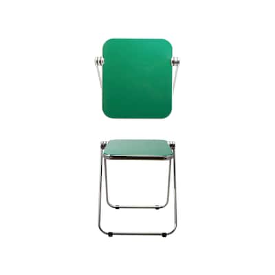 Metal & Plastic Folding Tray Table - 15.75" L x 13.75" W x 24.75" H