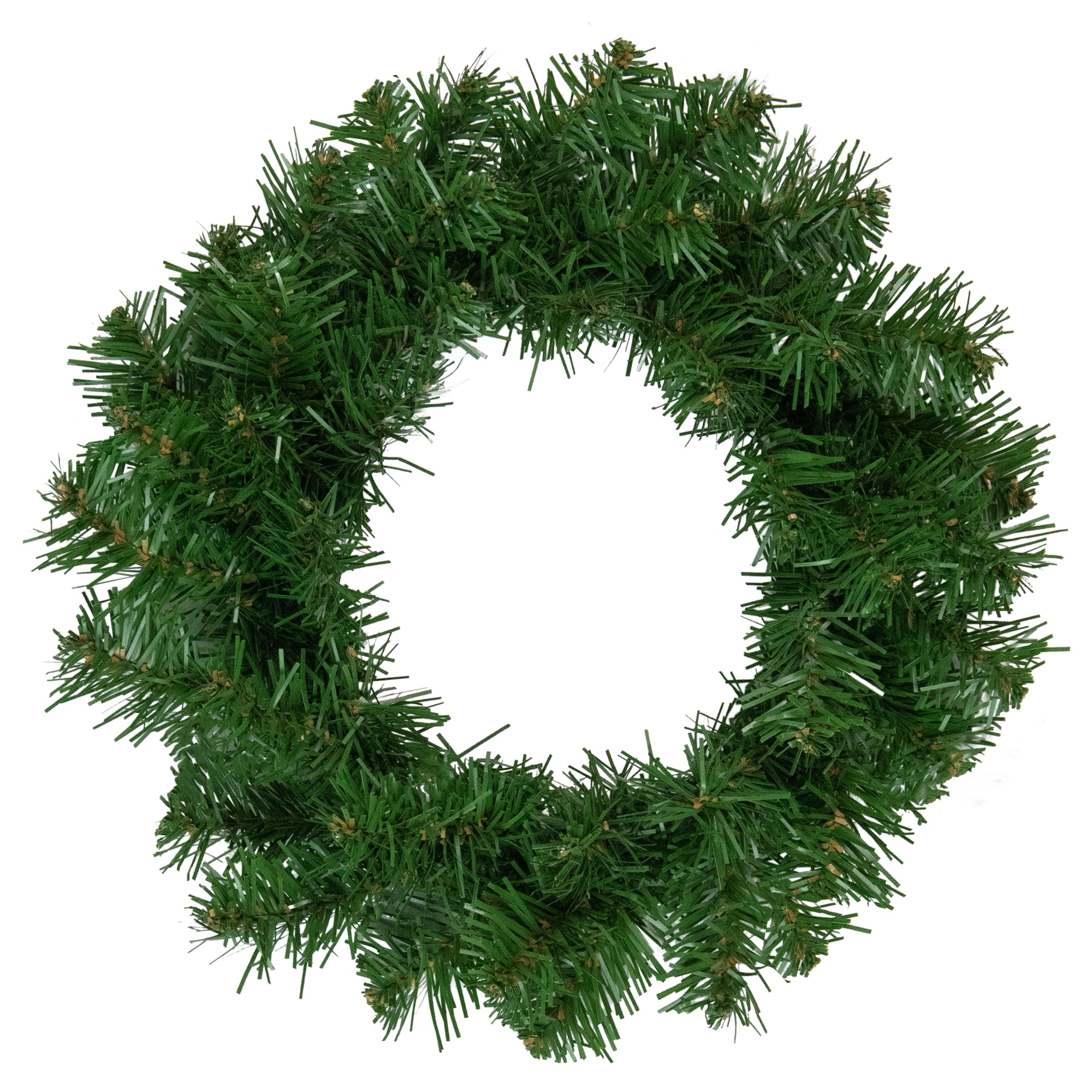 Deluxe Dorchester Full Pine Artificial Christmas Wreath 24-Inch Unlit - 24"