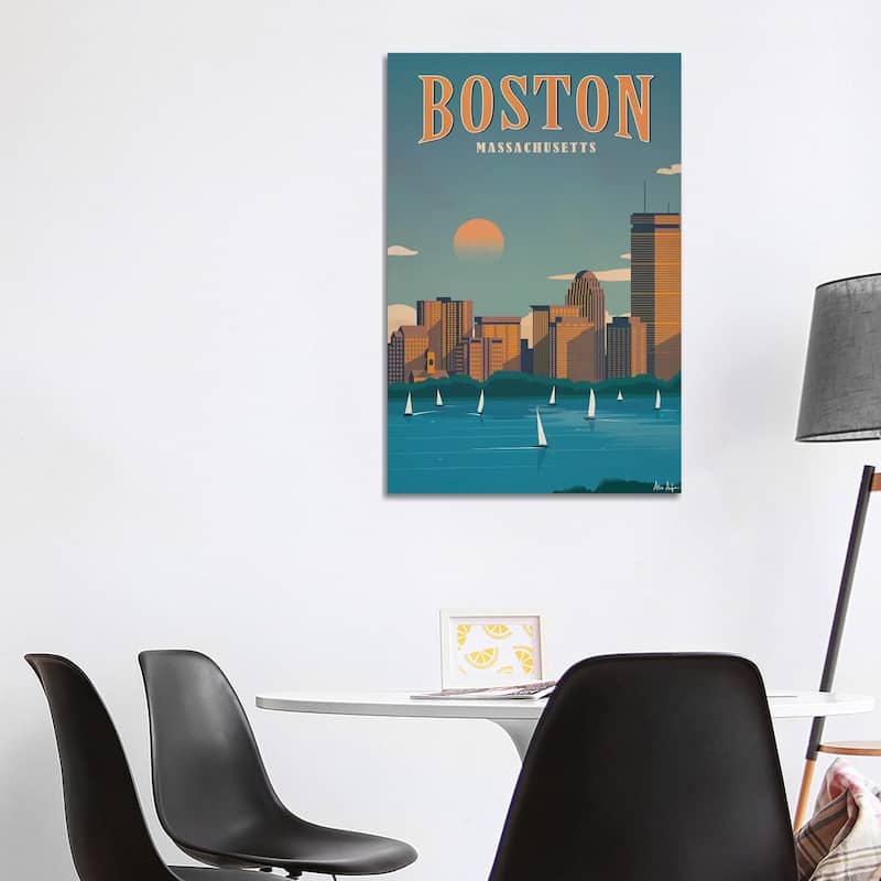 iCanvas "Boston" by IdeaStorm Studios Canvas Print - 40x26x1.5