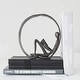 preview thumbnail 8 of 23, Danya B. Contemporary Encircled Reader Cast Iron Sculpture Statue - Male, Female, or Dual Bookend Options
