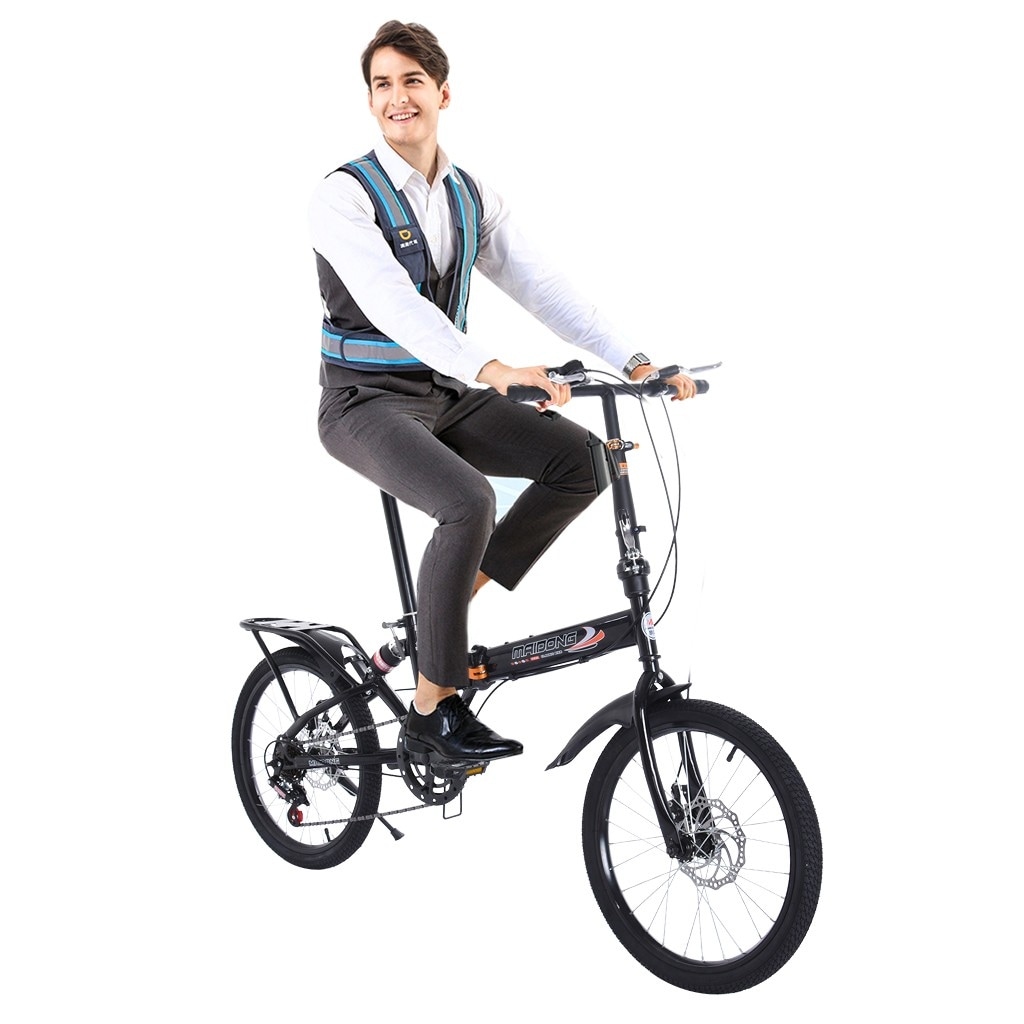 Details about 20in 7 Speed City Folding Compact Suspension Mini Bike Bicycle Urban Commuters Details about 20in 7 Speed City Folding Compact Suspension Mini Bike Bicycle Urban Commuters
