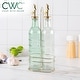 preview thumbnail 27 of 196, COOK WITH COLOR Glass Olive Oil Bottle Dispenser - 2 Pack- 17oz Oil and Vinegar Carafe Decanter