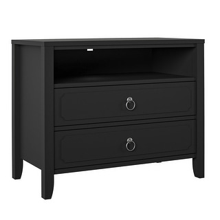 The Novogratz Her Majesty 2 Drawer Nightstand