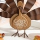 preview thumbnail 14 of 53, Glitzhome Thanksgiving Wooden Turkey Table Decor Wall Hanging Signs