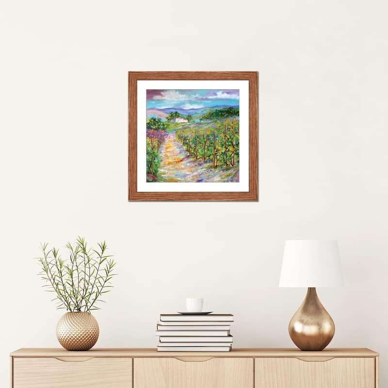 iCanvas "Original Oil Painting Napa Valley California" by Karen Tarlton