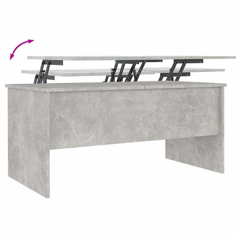 vidaXL Coffee Table Lift Top End Table Accent Side Sofa Table Engineered Wood - 40.2" x 19.9" x 18.3"