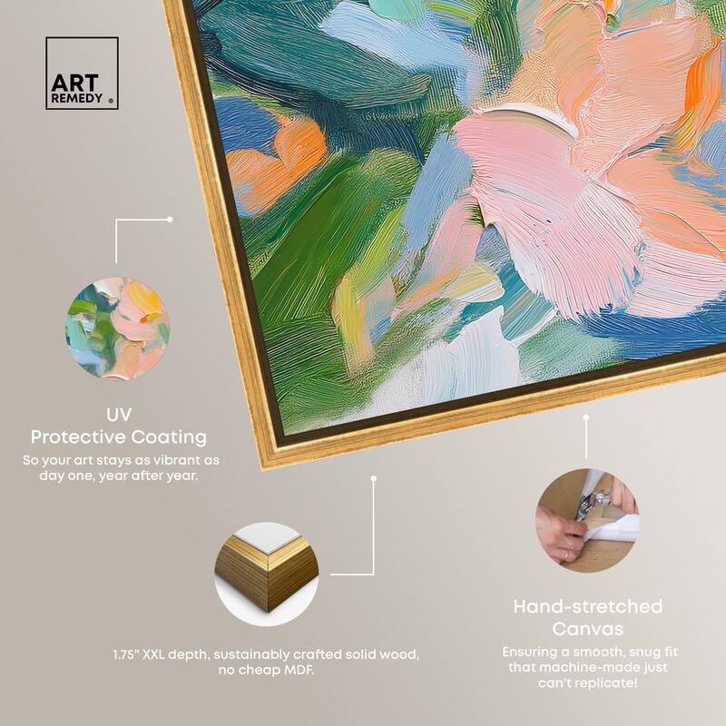 Chromatic Layers Canvas Set of 2 by Art Remedy
