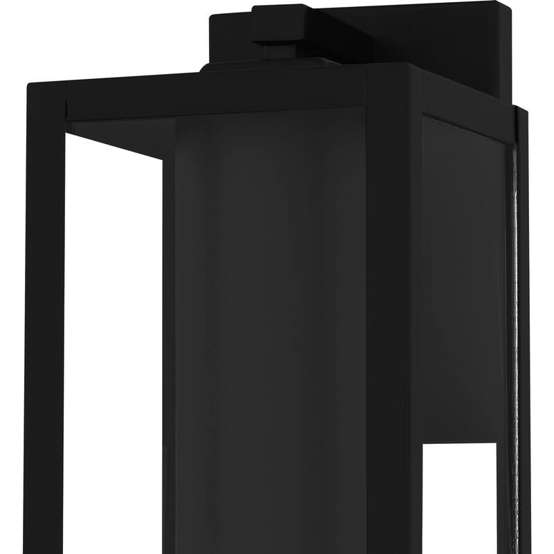 Earth Black LED Outdoor Wall Lantern from the Westover Collection