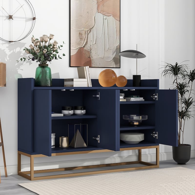 Kitchen Buffet Sideboard Coffee Bar Cabinet Accent Storage Cabinet Server Table