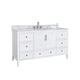 preview thumbnail 24 of 68, Avanity Everette Bath Vanity with Carrara White Natural Marble Top
