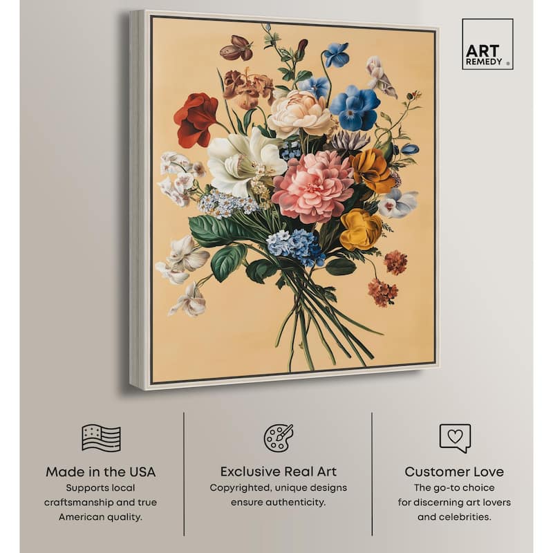 Floral Fiesta Canvas by Art Remedy