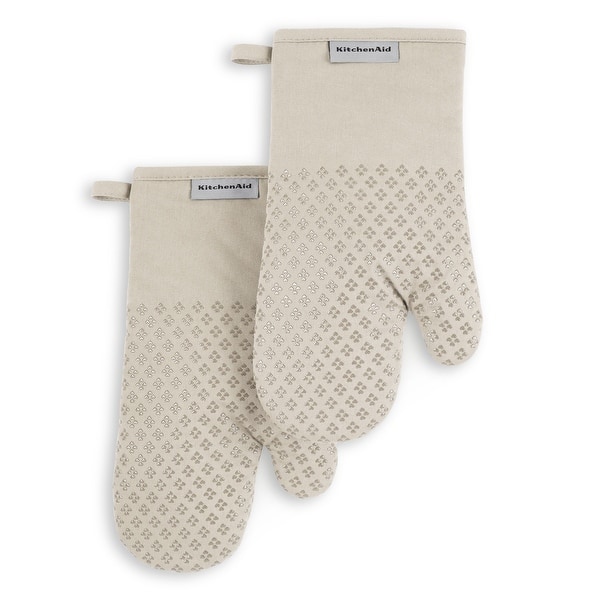 KitchenAid Asteroid Oven Mitt Set 2-Pack - Milkshake