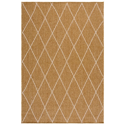 SAFAVIEH Sisal Performance Lottelore Washable Indoor/Outdoor Rug - Weather Resistant & Easy Cleaning