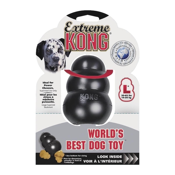 Kong Lrg Black Kong Dog Toy
